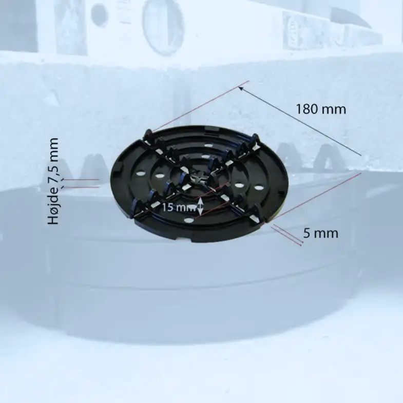 Terrassefødder 1 stk PavePad 7,5 mm (43 stk. pr. rør)